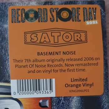 LP Sator: Basement Noise LTD | CLR