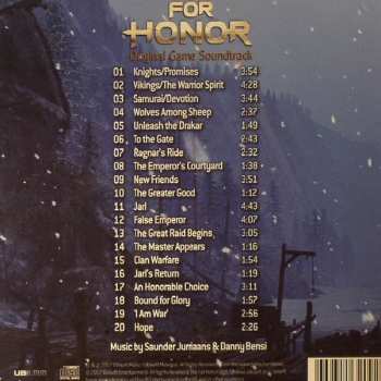 CD Danny Bensi: For Honor (Original Game Soundtrack)