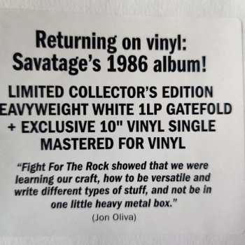 LP/EP Savatage: Fight For The Rock LTD | CLR