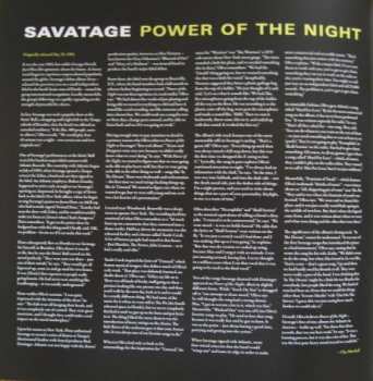LP Savatage: Power Of The Night LTD | CLR