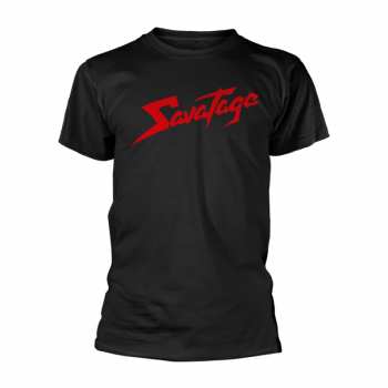 Merch Savatage: T-shirt Red Logo Savatage