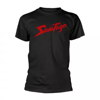 T-shirt Red Logo Savatage