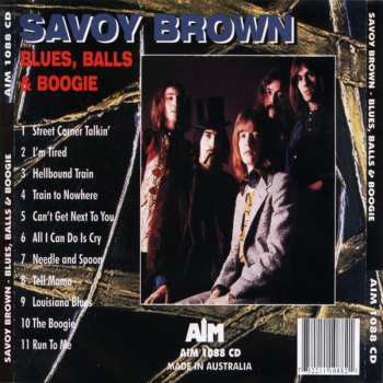 CD Savoy Brown: Blues, Balls & Boogie