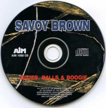 CD Savoy Brown: Blues, Balls & Boogie