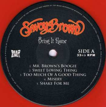 LP Savoy Brown: Bring It Home LTD