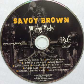 CD Savoy Brown: Witchy Feelin'