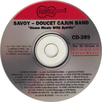 CD Savoy-Doucet Cajun Band: Home Music With Spirits