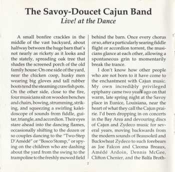 CD Savoy-Doucet Cajun Band: Live! At The Dance