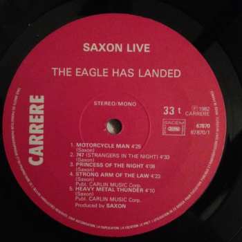 LP Saxon: The Eagle Has Landed (Live)