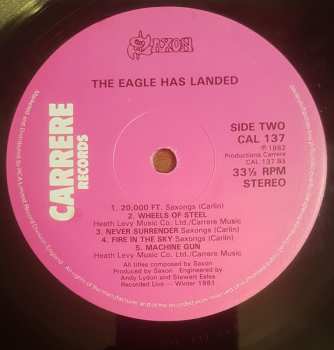 CD Saxon: Eagle Has Landed - Live