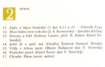 LP Sbory Církve Bratrské: Ať Píseň Zní