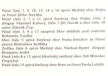 LP Sbory Církve Bratrské: Ať Píseň Zní