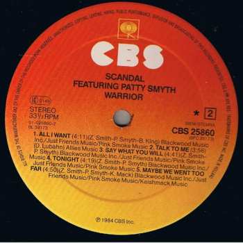 LP Patty Smyth: Warrior