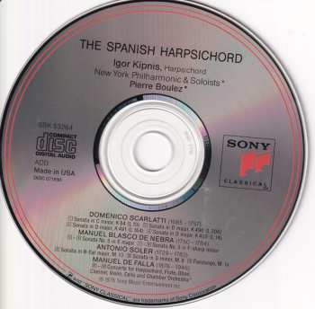 CD Manuel de Falla: The Spanish Harpsichord