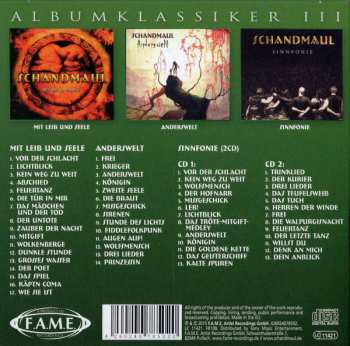 4CD/Doos Schandmaul: Albumklassiker III