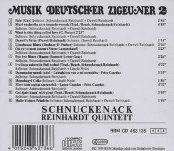 CD Schnuckenack Reinhardt Quintett: Musik Deutscher Zigeuner 2