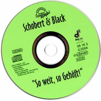 CD Schobert & Black: "So Weit, So Gehöft!"