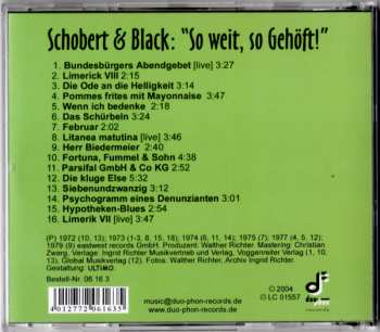 CD Schobert & Black: "So Weit, So Gehöft!"