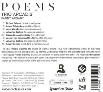 CD Johannes Brahms: Poems