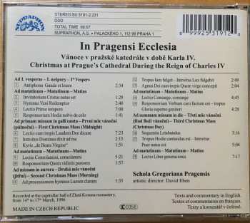CD Schola Gregoriana Pragensis: In Pragensi Ecclesia