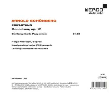 CD Arnold Schoenberg: Erwartung - Monodram, Op. 17