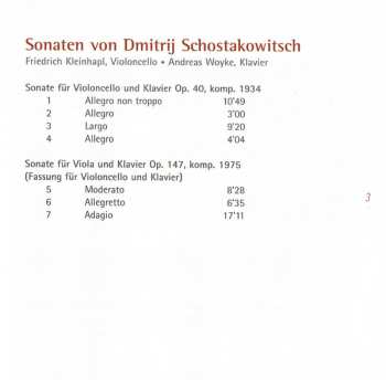 SACD Dmitri Shostakovich: Schostakowitsch Sonaten