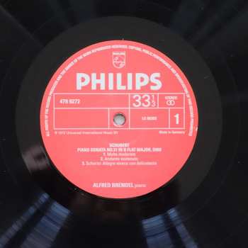 LP Franz Schubert: Sonata In B Flat, D. 960 / "Wanderer" Fantasia