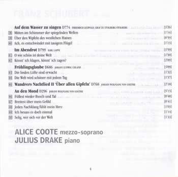 CD Franz Schubert: 21 Songs