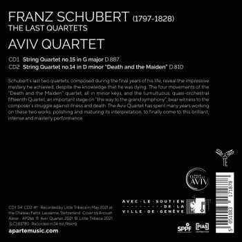 2CD Franz Schubert: The Last Quartets