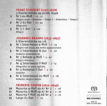 SACD Johannes Brahms: Late Piano Works
