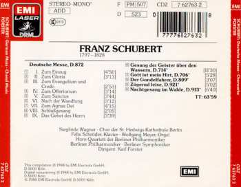 CD Franz Schubert: Deutsche Messe · Chorwerke