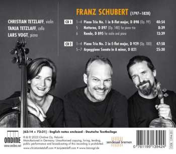 2CD Franz Schubert: Piano Trios • Notturno • Rondo • Arpeggione Sonata