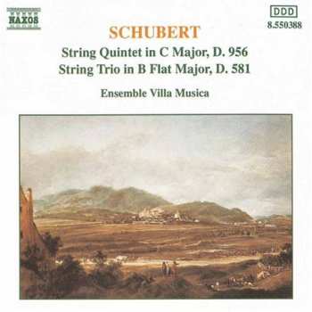 CD Franz Schubert: String Quintet In C Major, D. 956 / String Trio In B Flat Major, D. 581