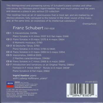 7CD/Doos Franz Schubert: Piano Sonatas - Impromptus Moments Musicaux