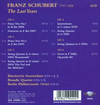 6CD/Doos Franz Schubert: The Last Years