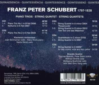 5CD/Doos Franz Schubert: Piano Trios, String Quintet, String Quartets