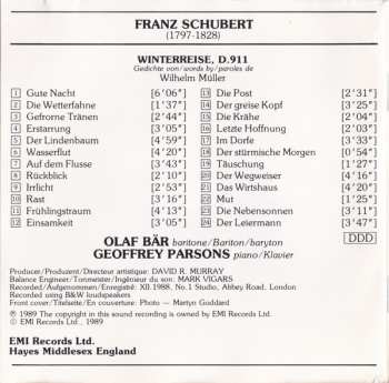 CD Franz Schubert: Winterreise