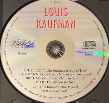 CD Robert Schumann: Sonata D.574 / Sonata Op.105 / Sonata Op.78 / Sonata No.1