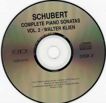 2CD Franz Schubert: Complete Piano Sonatas, Volume 2