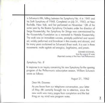 CD Leonard Bernstein: Symphonies No. 3 & No. 8 / Symphony For Strings