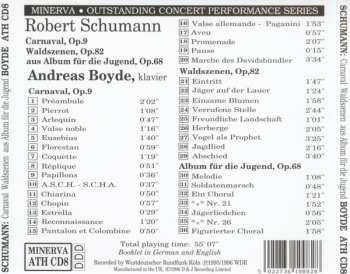 CD Robert Schumann: Carneval, Waldszenen, Aus Album Für Die Jugend