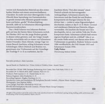 CD Johann Sebastian Bach: Schumann ∙ Bach ∙ Brahms