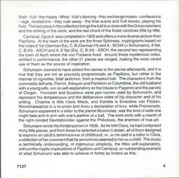 CD Robert Schumann: Carnaval / Kinderszenen / Papillons