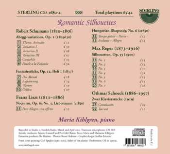 CD Robert Schumann: Romantic Silhouettes