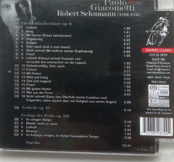 SACD Robert Schumann: Davidsbündlertänze | Arabeske | Gesänge Der Frühe