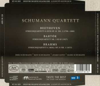 SACD Schumann Quartett: Beethoven Bartók Brahms
