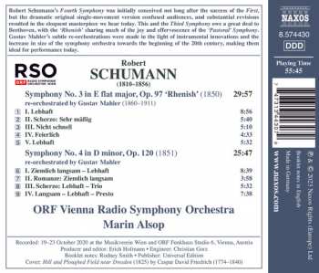 CD Robert Schumann: Symphony No. 3 'Rhenish' • Symphony No. 4 