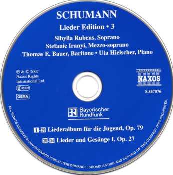 CD Robert Schumann: Album Of Songs For The Young • Lieder And Songs I, Op. 27