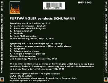 CD Robert Schumann: Symphony No. 4 / Symphony No. 1 (Studio & Live Recordings 1953 − 1951)