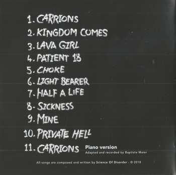 CD Science Of Disorder: Private Hell DIGI